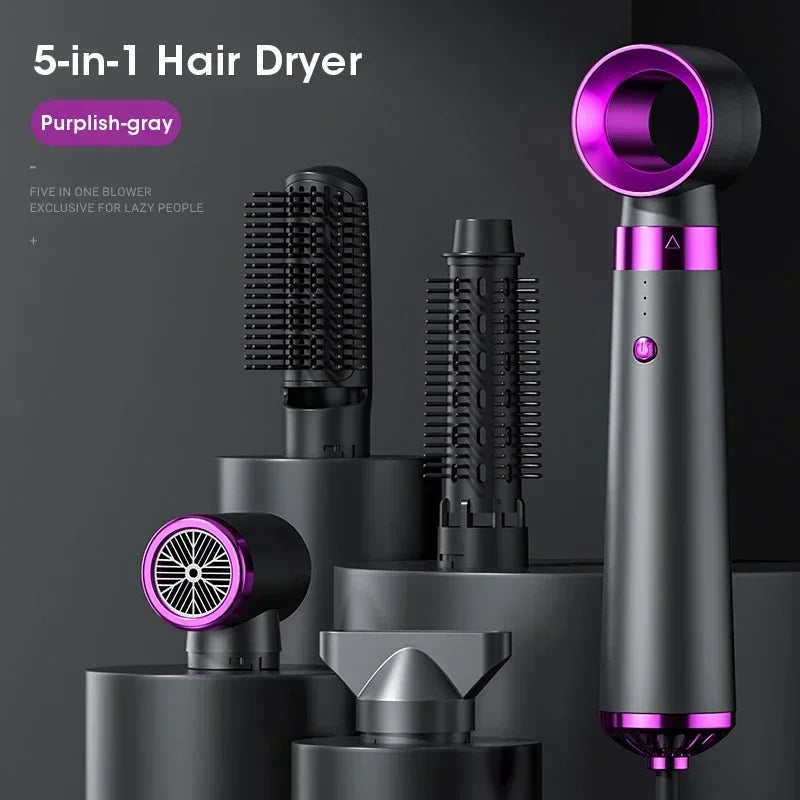 Transform Your Hair Routine with the 5-in-1 Electric Hot Air Brush