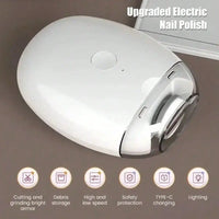 2-in-1 Electric Nail Clipper Trimmer